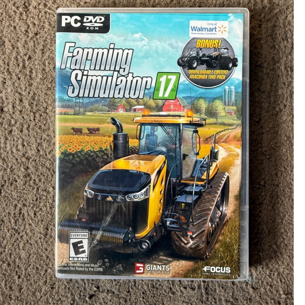 Farming Simulator 17 PC DVD-ROM Walmart Bonus Edition Giants Software Focus Home